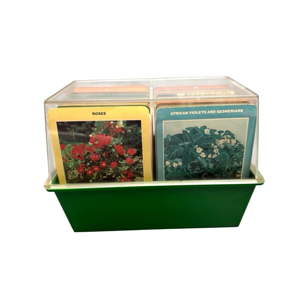 Happy Plants Care Card Set 24 Categories Houseplants Garden Herbs Shrubs Guides - Picture 1 of 10